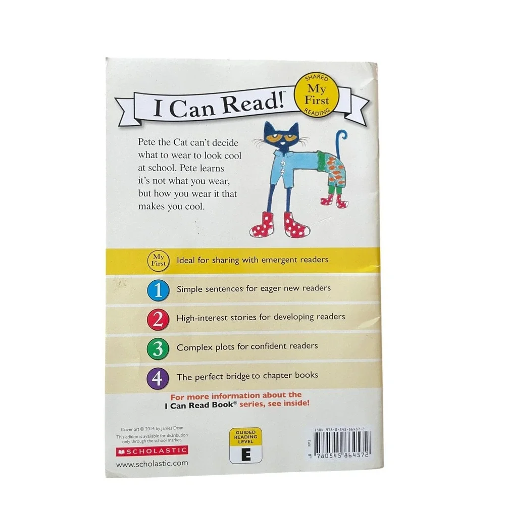 Pete the Cat: Too Cool for School by Kimberly & James Dean I Can Read